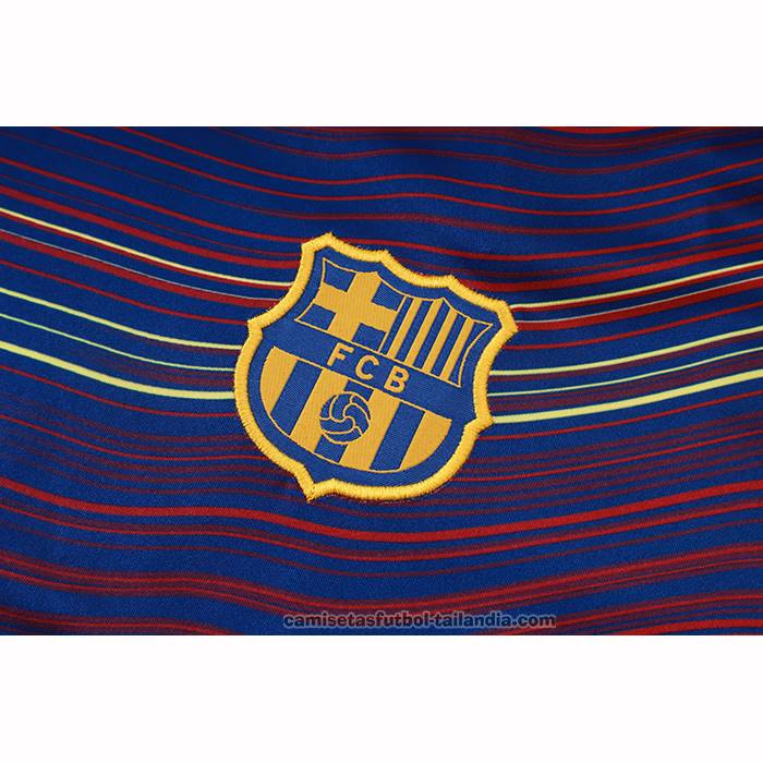 Chandal del Barcelona Manga Corta 25/26 Azul Amarillo - Pantalon Corto